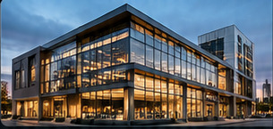 Edificio comercial contemporáneo